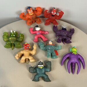 Heroes Of Goo Jit Zu Figures Kids Toys Squishy Lot of 9